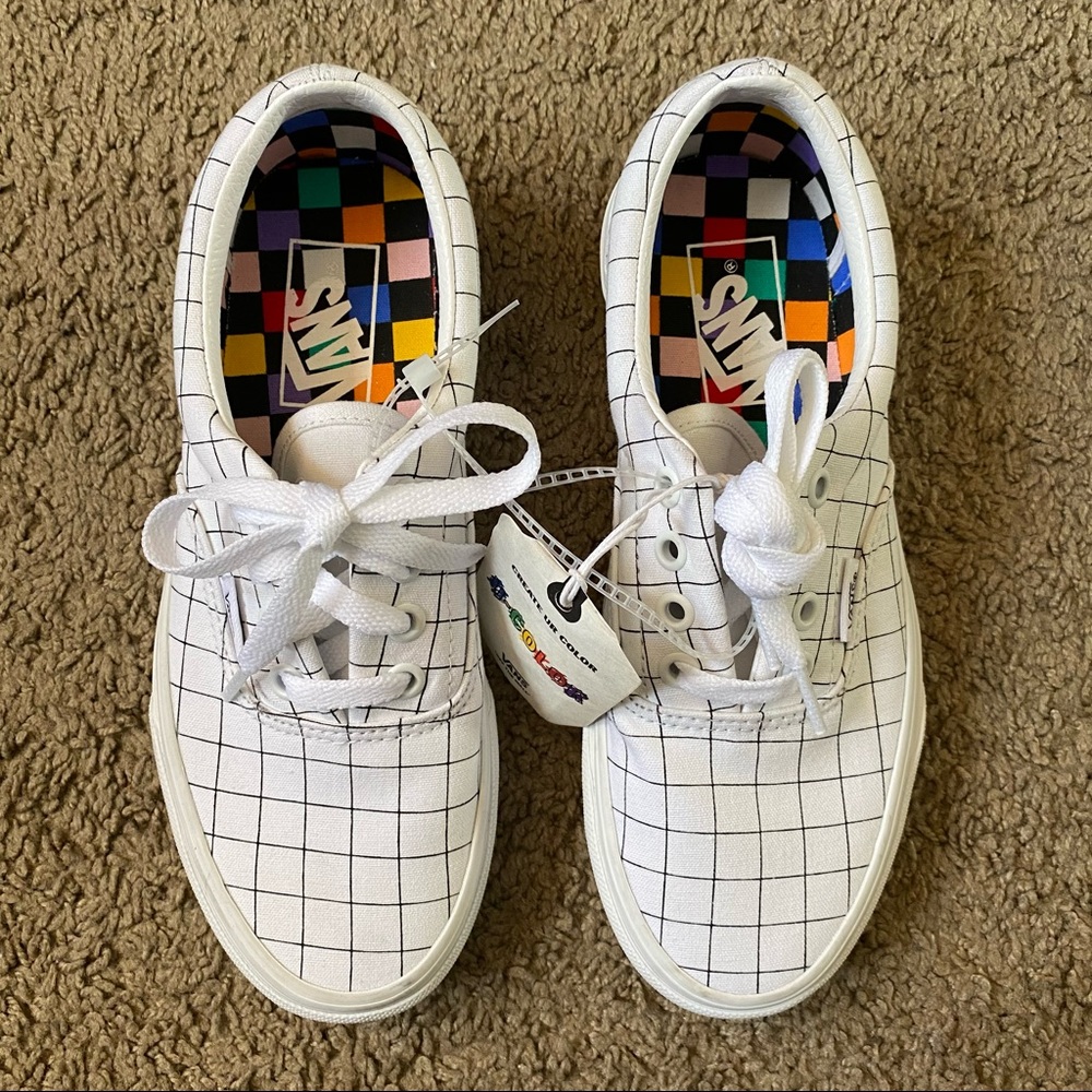 LTD Vans U-color Era Checkerboard Authentic NWOB